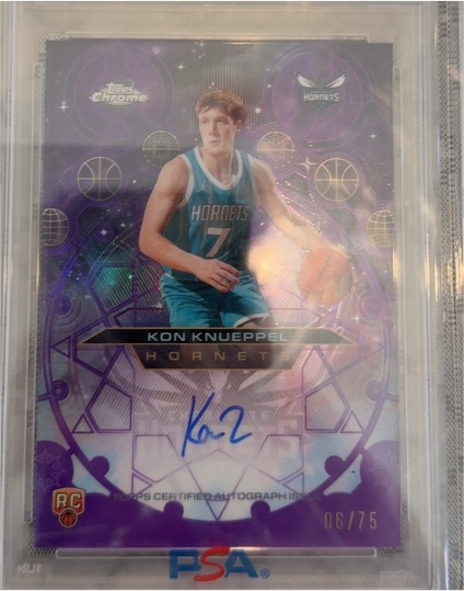 2025-26 Topps Chrome #RC Kon Knueppel — front