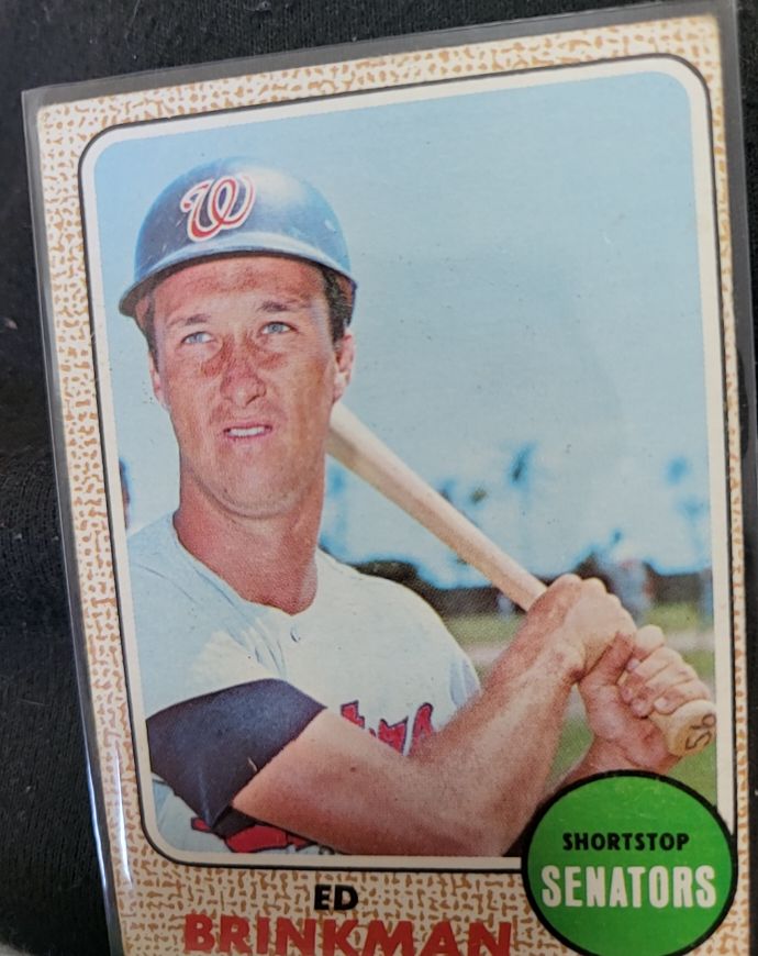 1968 Topps #49 Ed Brinkman — front