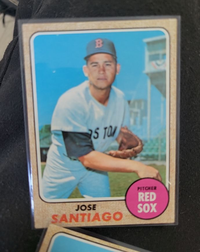 1968 Topps #123 Jose Santiago — front