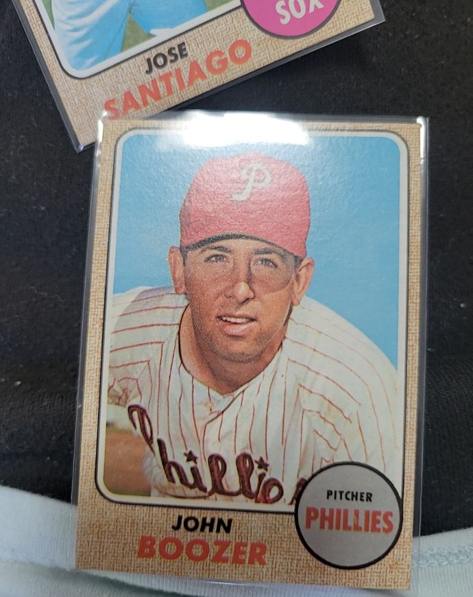 1968 Topps #173 John Boozer — front