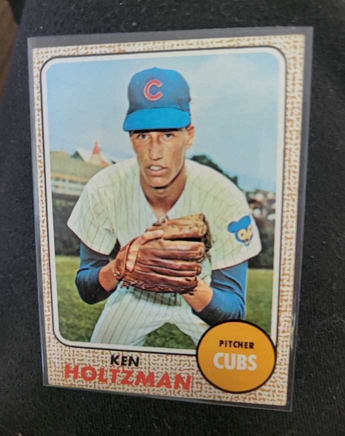 1968 Topps #60 Ken Holtzman — front