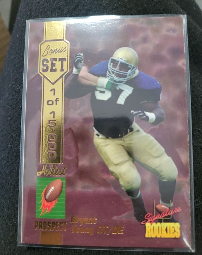 1994 Signature Rookies Hottest Prospect #A2 Bryant Young — front