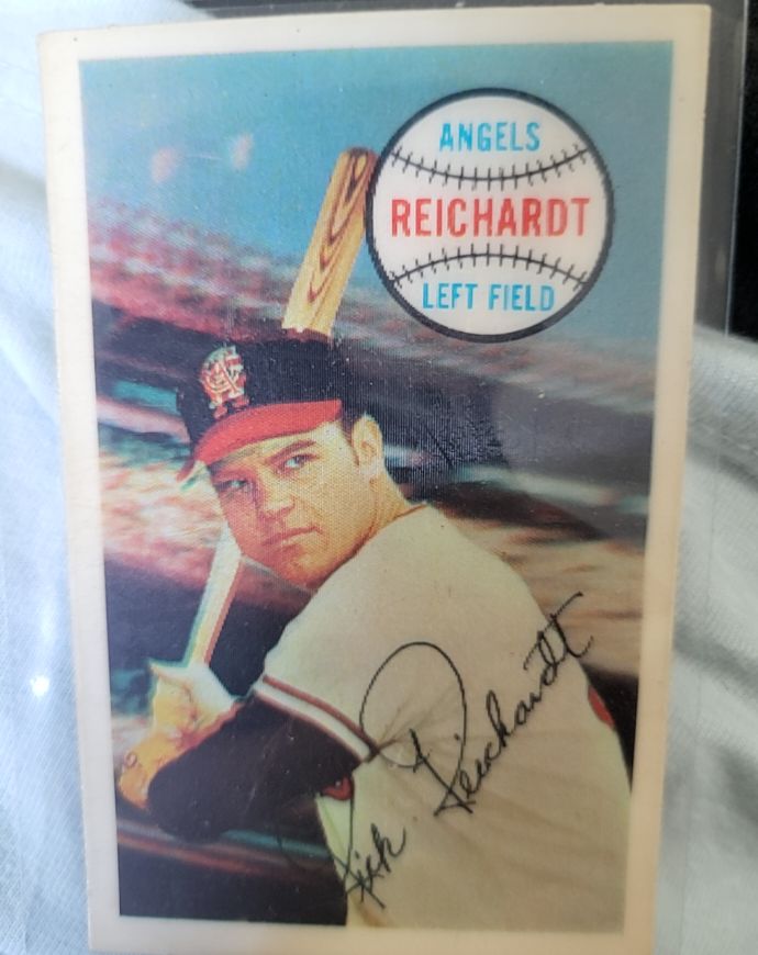 1970 Kellogg's 3-D Super Stars #18 Rick Reichardt California Angels — front