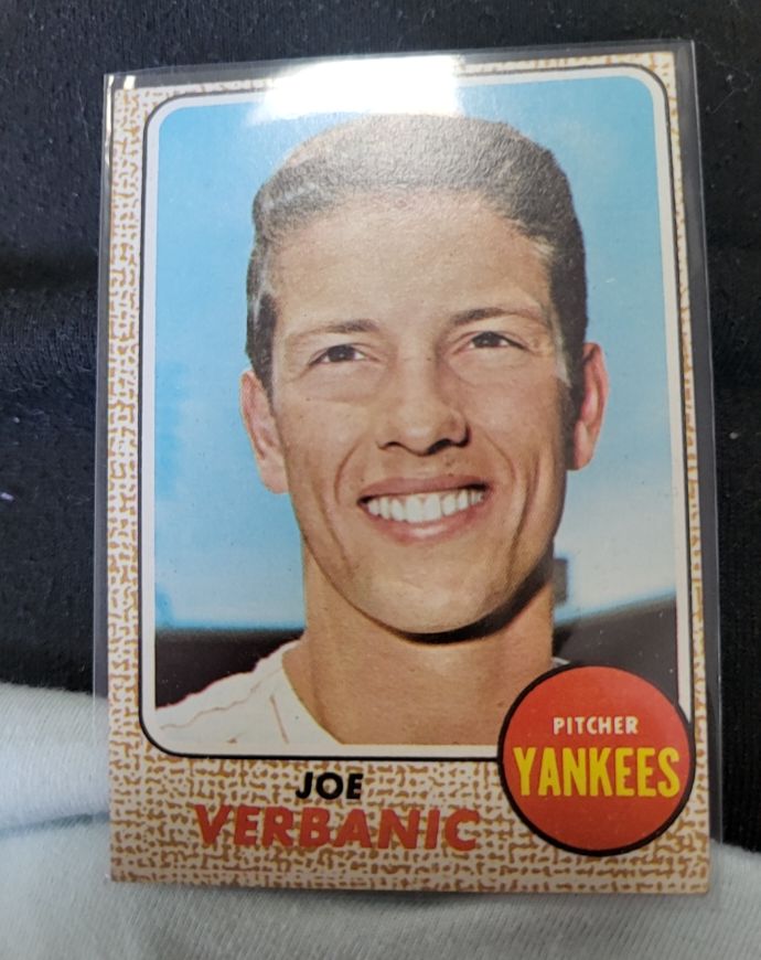 1968 Topps #29 Joe Verbanic — front