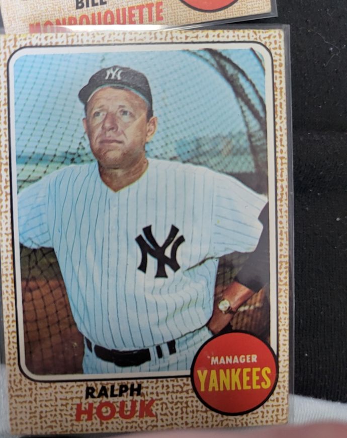1968 Topps #47 Ralph Houk — front