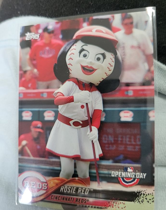 2018 Topps Opening Day #M-8 Rosie Red Cincinnati Reds — front