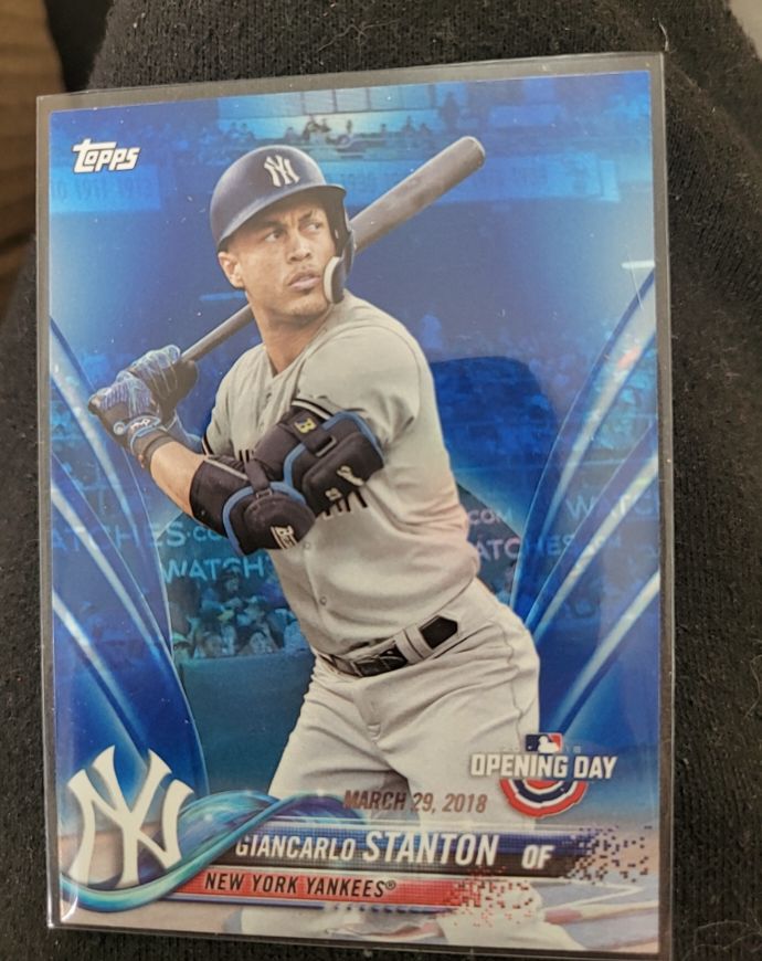 2018 Topps Opening Day #60 Giancarlo Stanton — front