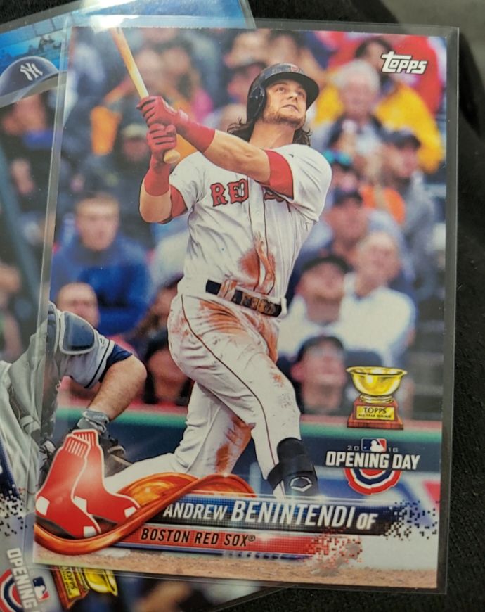 2018 Topps Opening Day #150 Andrew Benintendi — front