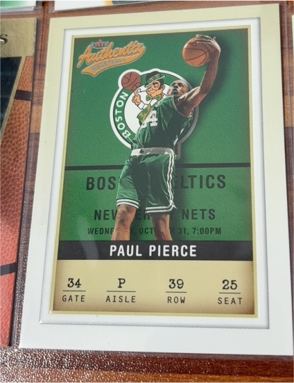 2001-02 Fleer Authentix #39 Paul Pierce — front