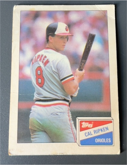 1988 Topps Bazooka #17 Cal Ripken Jr. — front
