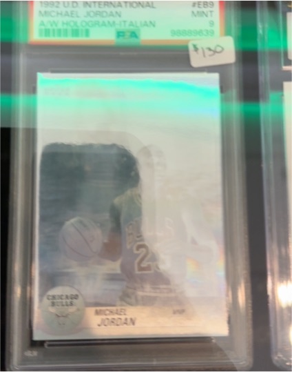 1992 Upper Deck International #EB9 Michael Jordan — front
