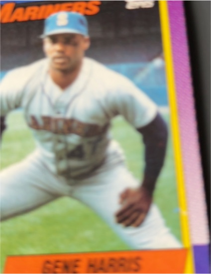 1990 Topps #738 Gene Harris — front