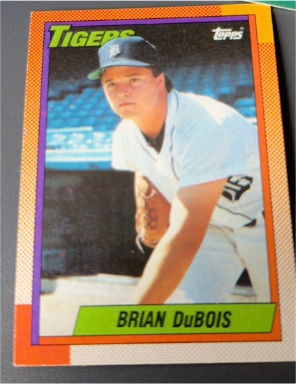 1990 Topps #413 Brian DuBois — front