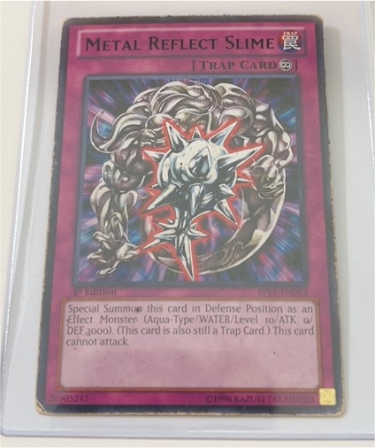1996 Yu-Gi-Oh! BP01-EN052 Metal Reflect Slime — front