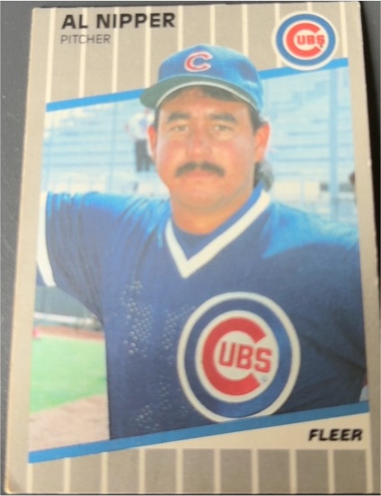 1989 Fleer #433 Al Nipper — front