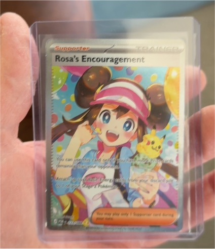 2026 Pokémon #123 Rosa's Encouragement — front