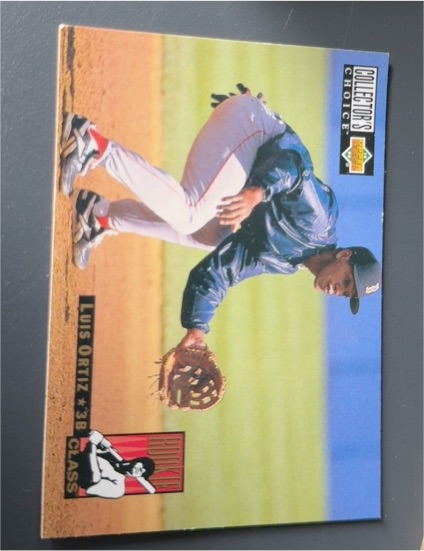 1994 Upper Deck Collector's Choice #15 Luis Ortiz Rookie Class — front