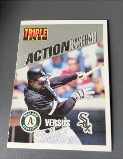 1993 Donruss Triple Play #21 Frank Thomas — front