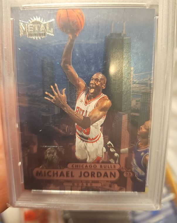 1997 Metal Universe #23 Michael Jordan — front
