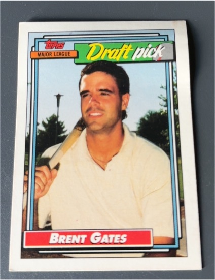 1992 Topps #216 Brent Gates — front