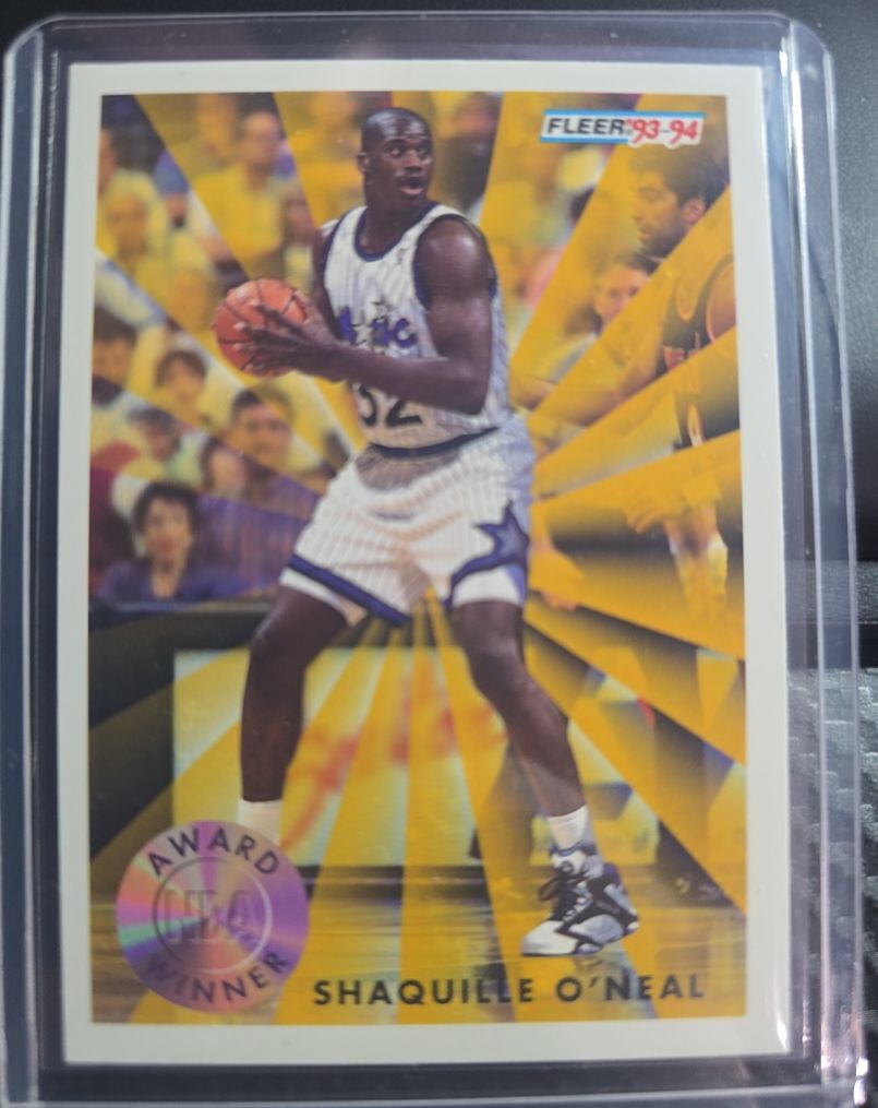 1993-94 Fleer #231 Shaquille O'Neal Award Winner — front