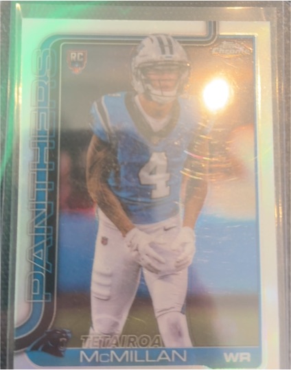 2025 Topps Chrome #326 Tetairoa McMillan — front