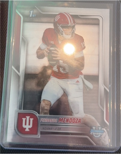 2025 Topps Bowman Chrome #109 Fernando Mendoza — front