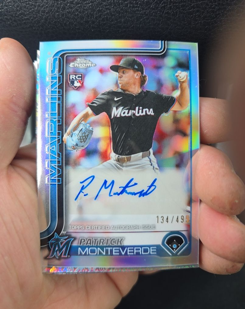 2025 Topps Chrome Update #AC-PM Patrick Monteverde — front
