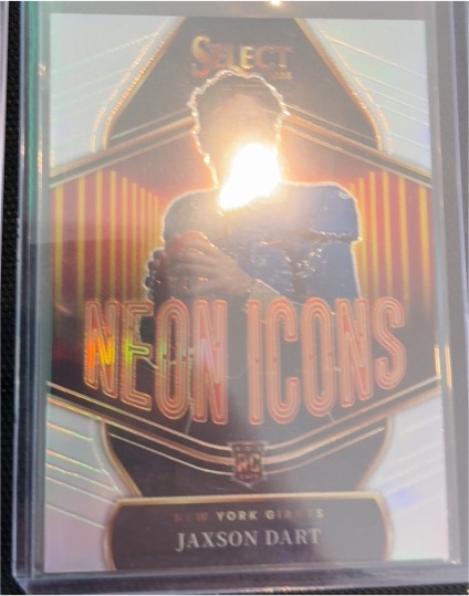 2025 Panini Select Neon Icons #18 Jaxson Dart — front