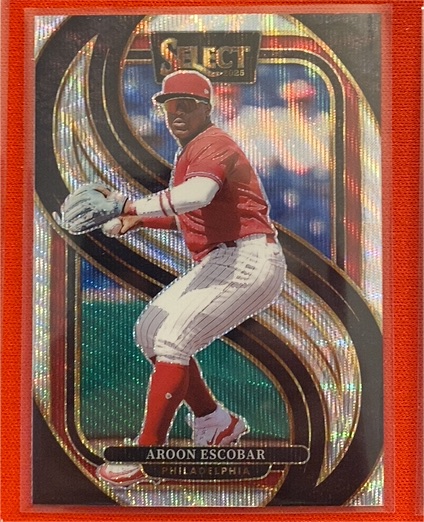 2025 Panini Select #106 Aroon Escobar Philadelphia Phillies — front
