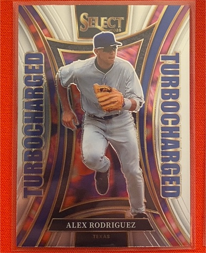 2025 Panini Select #18 Alex Rodriguez Turbocharged — front