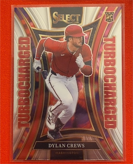 2025 Panini Select #15 Dylan Crews Turbocharged Rookie — front