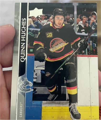 2020-21 Upper Deck #175 Quinn Hughes — front
