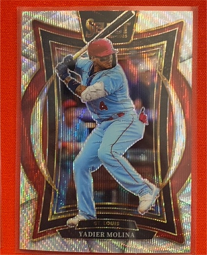 2025 Panini Select #27 Yadier Molina — front