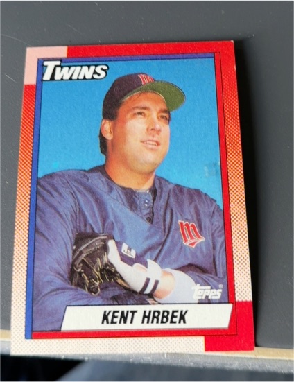 1990 Topps #125 Kent Hrbek — front