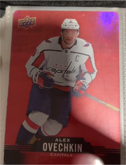 2020-21 Upper Deck Tim Hortons #DC-4 Alex Ovechkin Red Die Cut — front