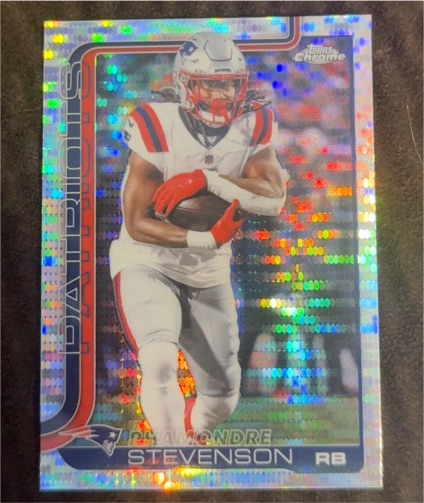 2025 Topps Chrome #210 Rhamondre Stevenson — front