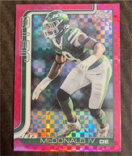 2025 Topps Chrome #241 Will McDonald IV — front