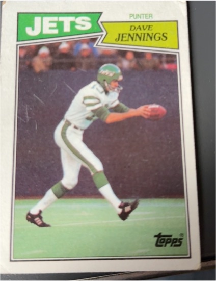 1987 Topps #140 Dave Jennings — front