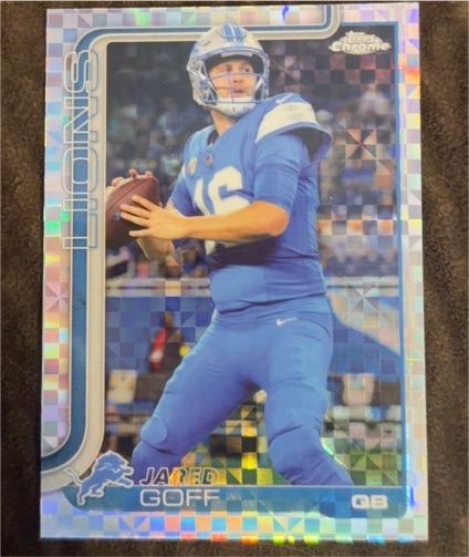 2025 Topps Chrome #102 Jared Goff — front