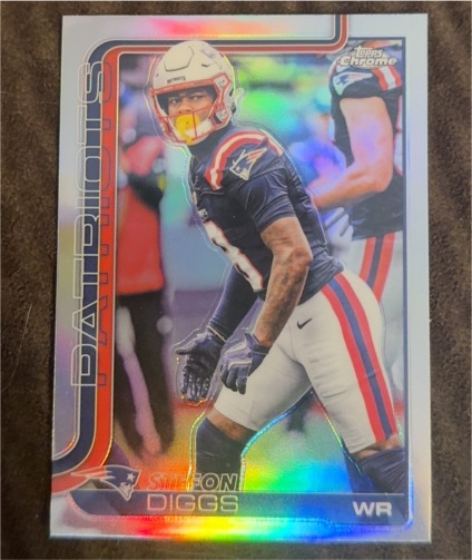 2025 Topps Chrome #205 Stefon Diggs — front