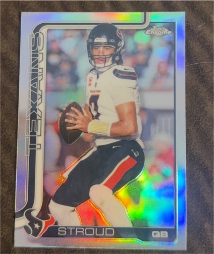 2025 Topps Chrome #119 CJ Stroud — front