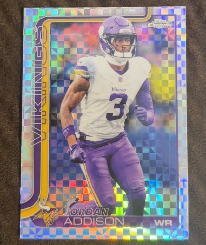 2025 Topps Chrome #202 Jordan Addison — front