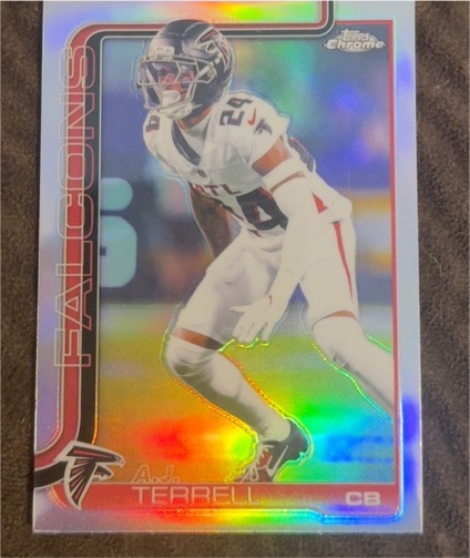 2025 Topps Chrome #19 A.J. Terrell — front