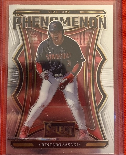 2025 Panini Select Phenomenon #10 Rintaro Sasaki — front