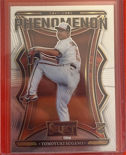 2025 Panini Select Baseball #22 Tomoyuki Sugano Phenomenon RC Baltimore Orioles — front