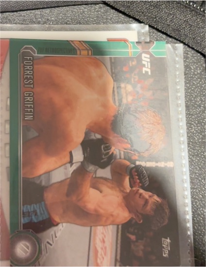 2015 Topps UFC Chronicles #19 Forrest Griffin — front
