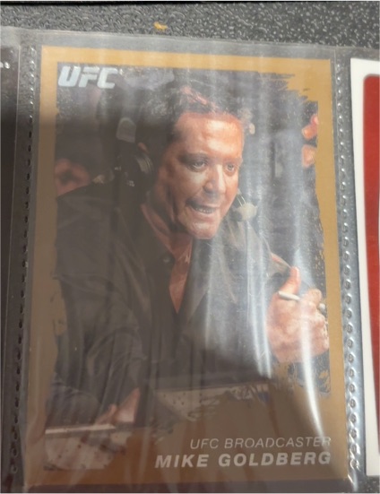 2011 Topps UFC Moment of Truth #28 Mike Goldberg — front