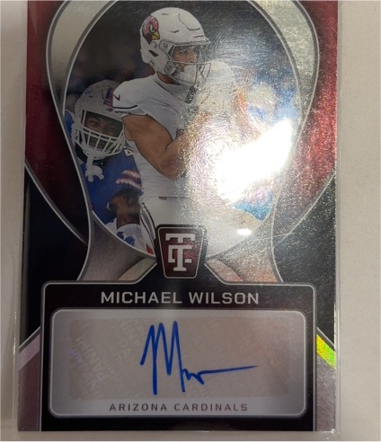 2024 Panini Totally Certified #SIG-MWN Michael Wilson Autograph — front