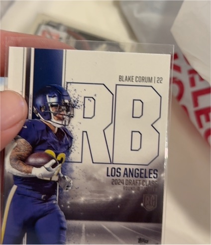 2024 Topps Signature Class #140 Blake Corum — front